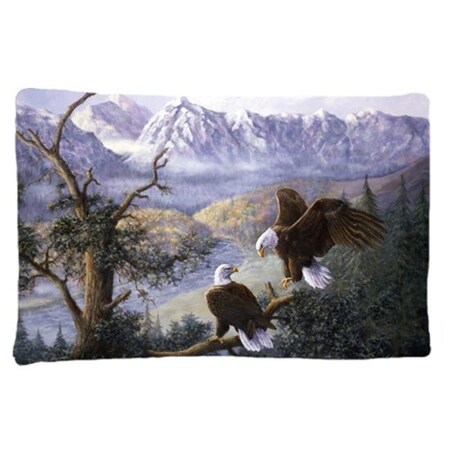 Carolines Treasures Carolines Treasures BDBA0153PILLOWCASE Eagles by Daphne Baxter Fabric Standard Pillowcase BDBA0153PILLOWCASE